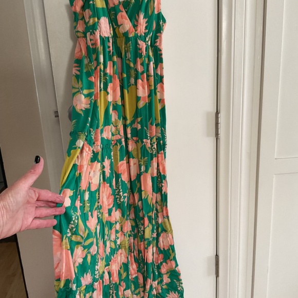 NWT Bright Colorful Natural Life Dress Size Extra Large Roomy and Comfy Ruffles - Picture 3 of 6